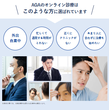 湘南AGAクリニックのAGA治療オンライン診療を選択する方