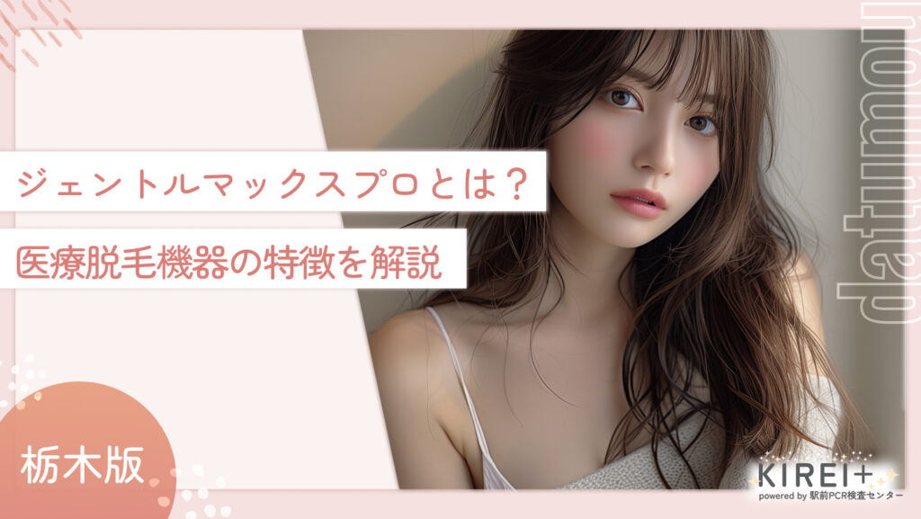 ジェントルマックスプロとは？医療脱毛機器の特徴を3つの構成に分けて解説