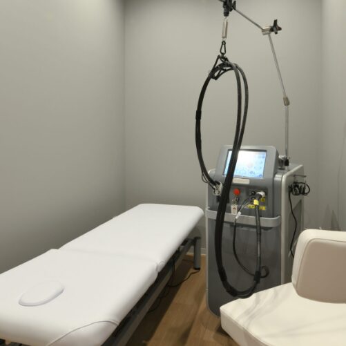 恋ヶ窪皮膚科クリニック 医療脱毛の施術室