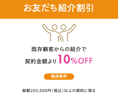 レジーナクリニックのキャンペーン 友達紹介割