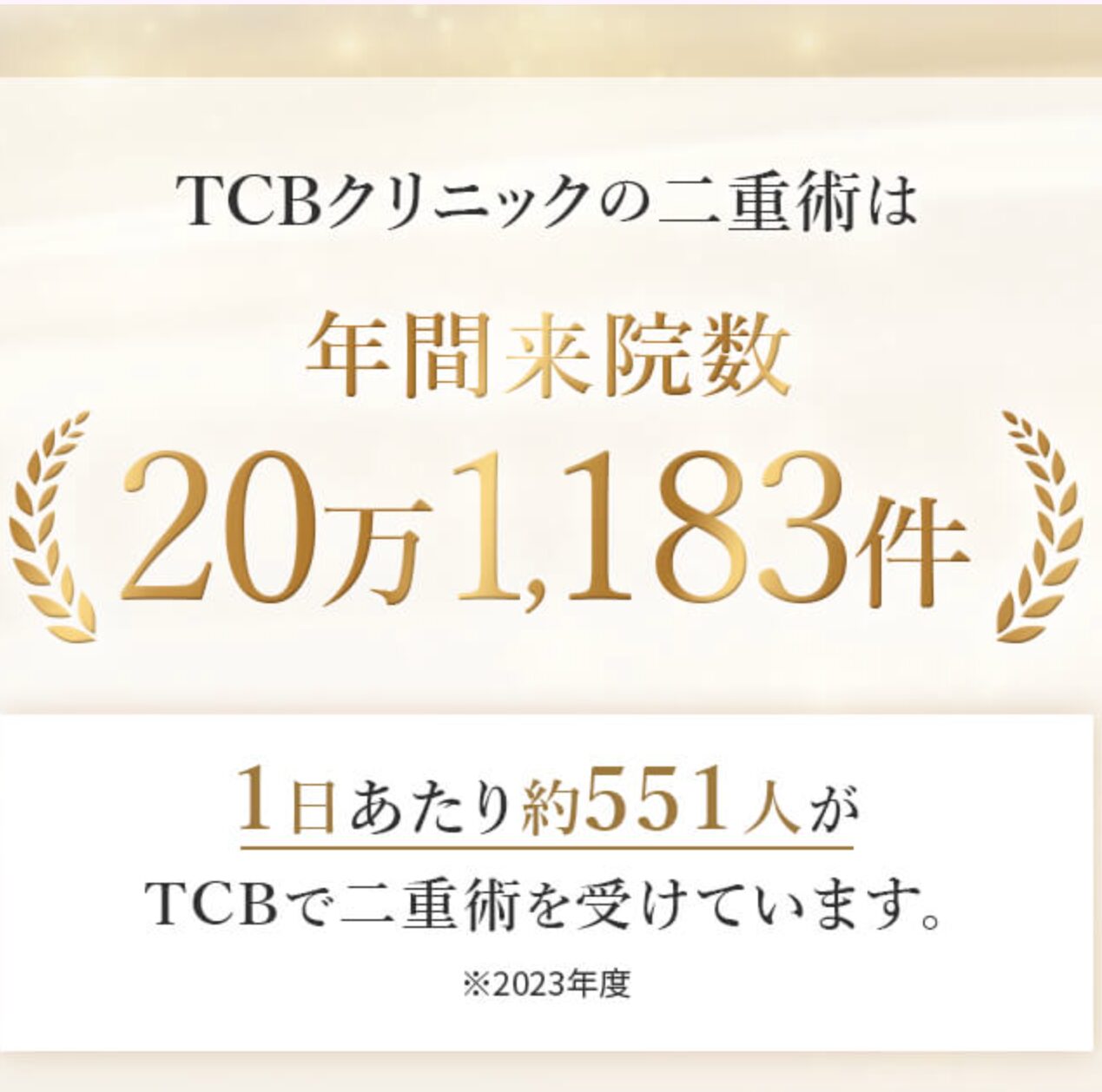 東京中央美容外科(TCB)のLPのスクリーンショット