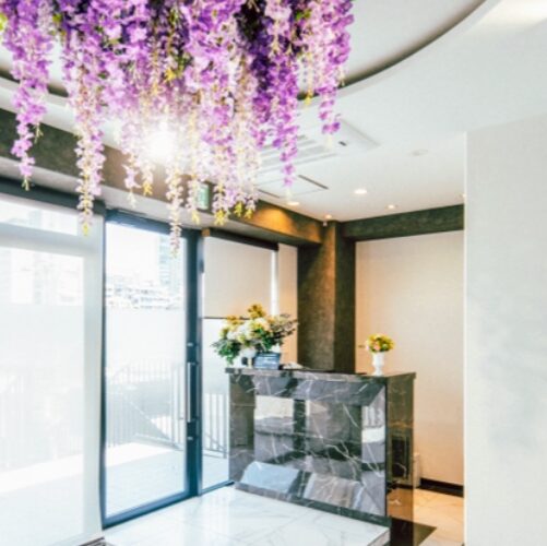 L'or Clinic Omotesandoの入り口