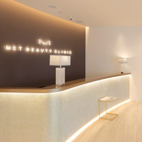MET BEAUTY CLINICの受付
