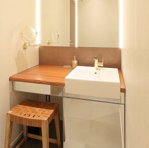MET BEAUTY CLINICのパウダールーム