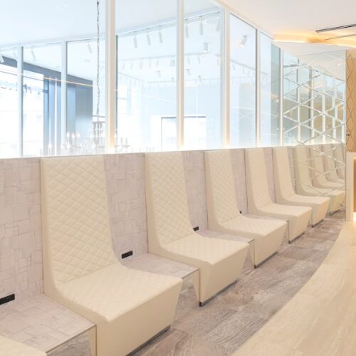 MET BEAUTY CLINICの待合スペース