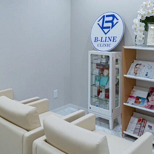 B-LINE CLINIC池袋院の待合スペース